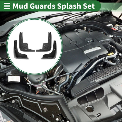 Mud Flaps Splash Guards 1 Set for Nissan Tiida (2005-2010)