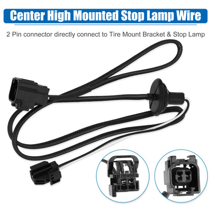 Third Brake Light Wire Harness for Jeep Wrangler JK 2/4 Door (2007-2018)