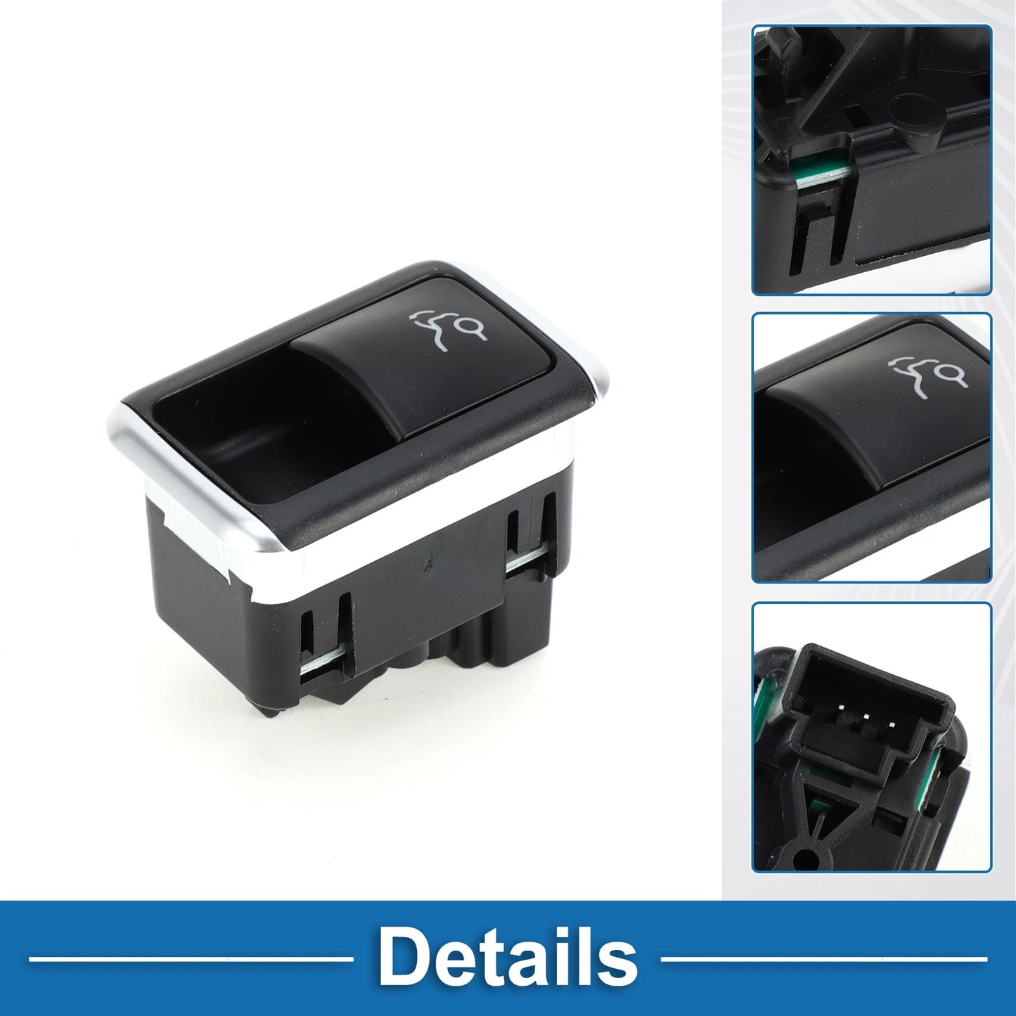 Trunk Release Switch for Mercedes-Benz C180 2013-2015 Black