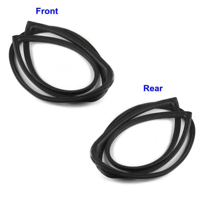 Windshield Glass Rubber Front+Rear Fits Mitsubishi L200 Express UTE 1978-86 D01