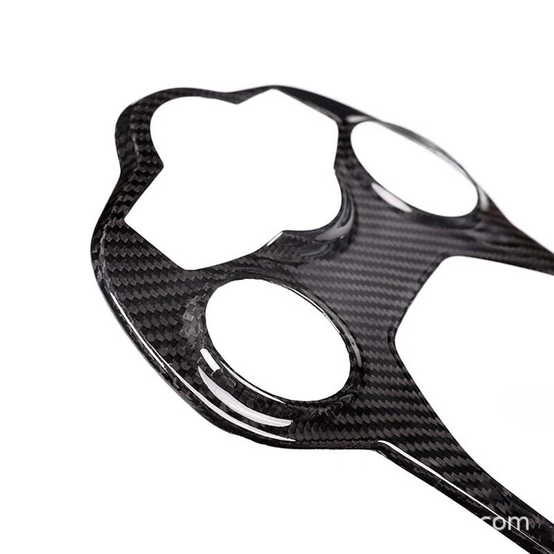 Real Carbon Fiber Center Gear Shift Cover Trim For Alfa Romeo Giulia 2017-2018
