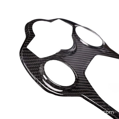 Real Carbon Fiber Center Gear Shift Cover Trim For Alfa Romeo Giulia 2017-2018