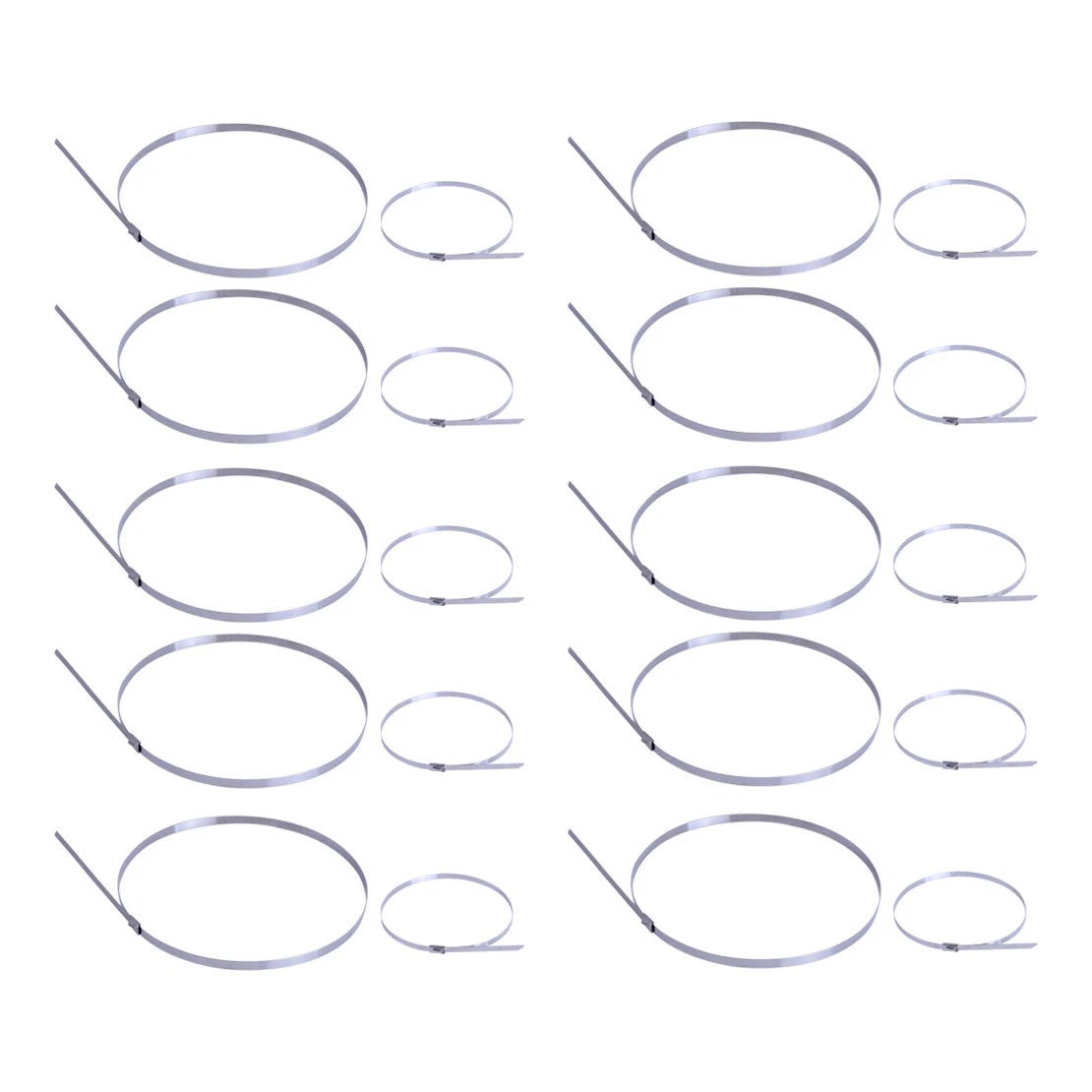 20 x Universal Stainless Steel CV Joint Crimp Clamps for Various Makes & Models