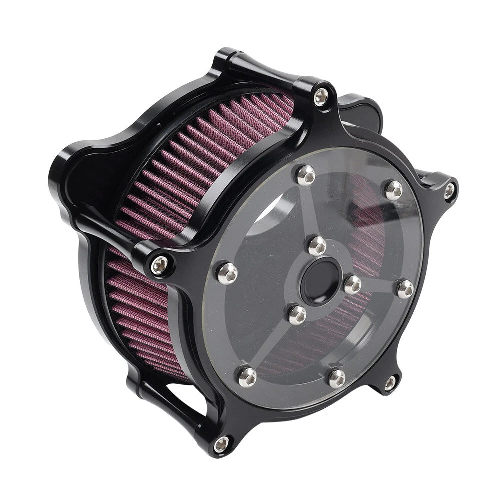 Red Clarity Air Cleaner Intake Filter for Harley Touring Street Road Glide (2017-2024)