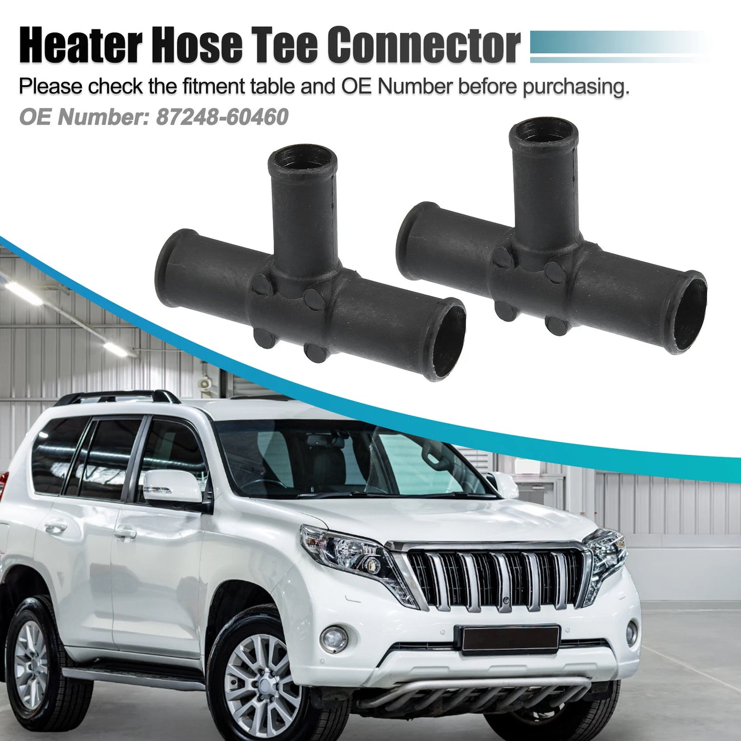 Connector Heater Hose Output T Pipe for Toyota (2000-2006)