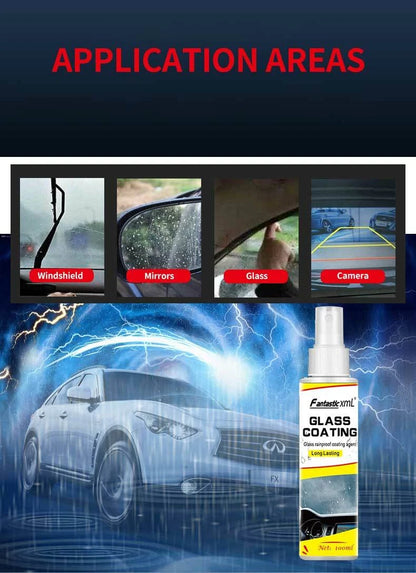 Glass Mirror Windshield Rain Water Proof Coating Repellent for Fantastic xmL 100ml