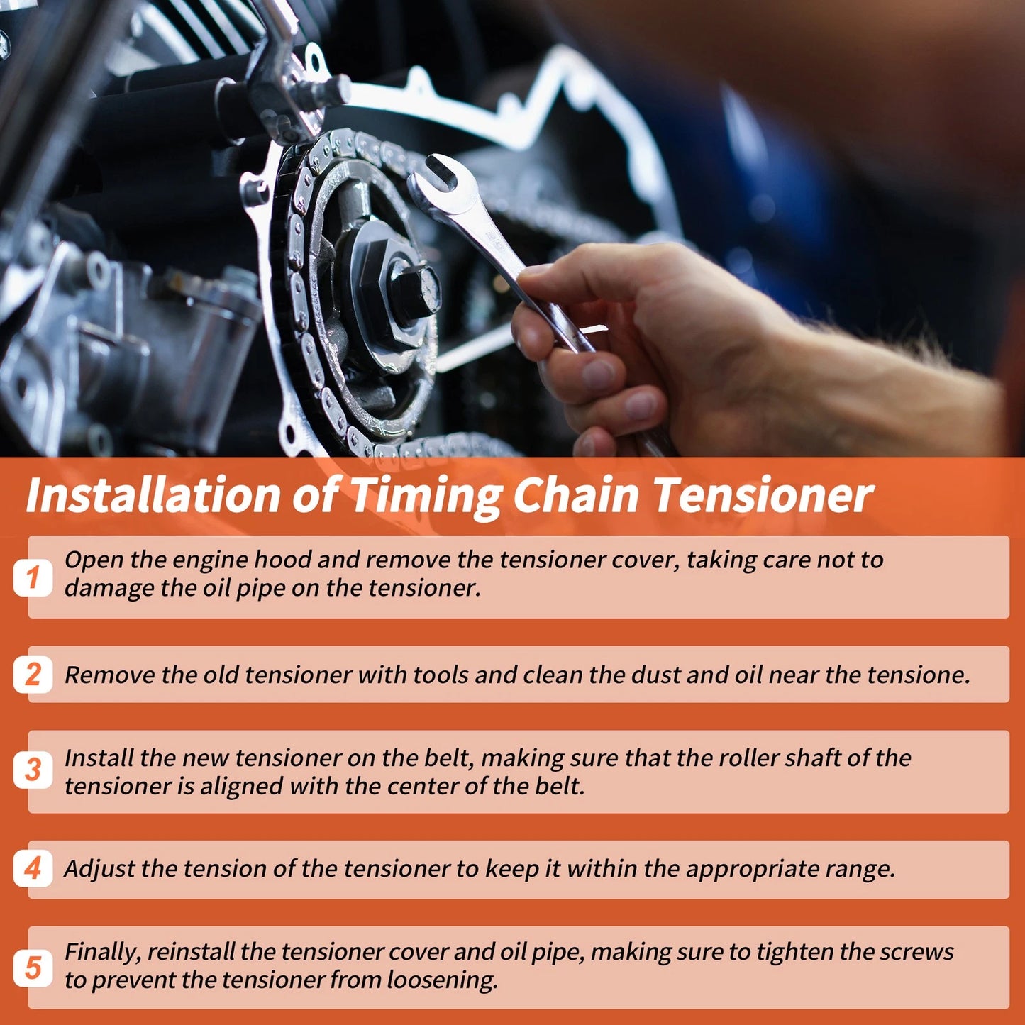 Engine Timing Chain Tensioner for Toyota Corolla (2003-2007) 1 x Pc