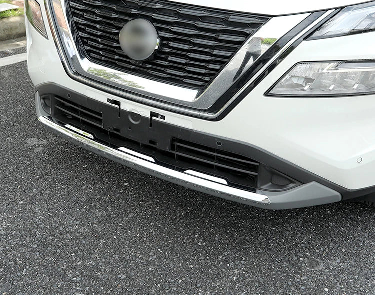 Front Bumper Chrome Protector Cover Trim for Nissan Rogue (2021-2023)
