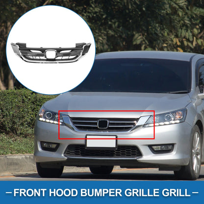 Front Hood Bumper Grille for Honda Accord 2013-2015 4 Door Sedan