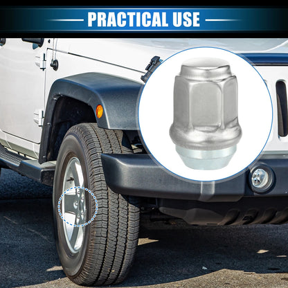 10 x Wheel Lug Nuts for Jeep Wrangler, Liberty, Dodge Challenger (No. 6036747AA)