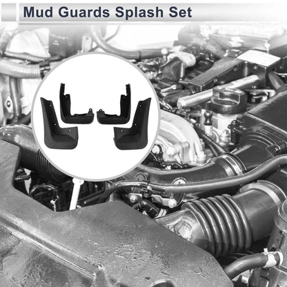 Mud Flaps Splash Guards 2 x Set for BMW 3 Series GT Coupe (2013-2021)