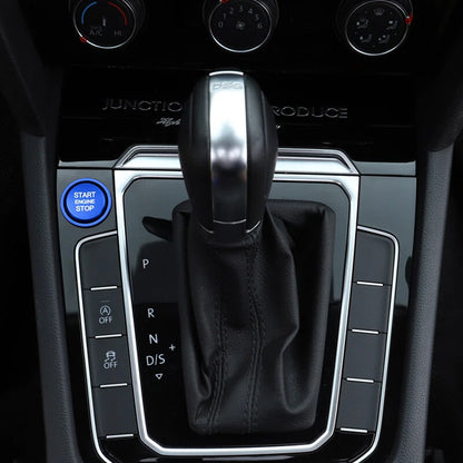 Blue Aluminum Interior Trim Engine Start Push Button Cover Fit For Passat B8