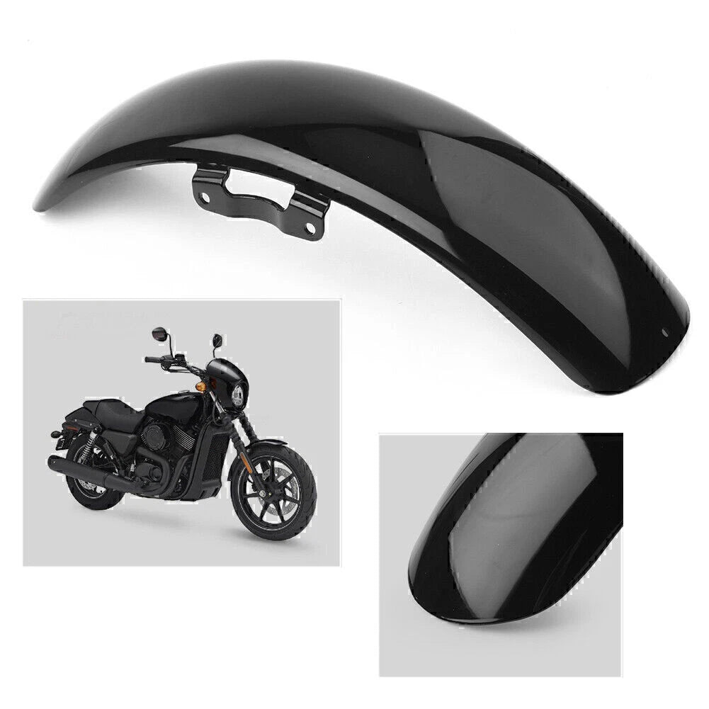 Black Plastic Front Mudguard Cover for Harley Street XG750/XG500 (15-17)