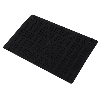 Beige PVC Car Foot Carpet Pad Heel Mat Pedal Patch Cover