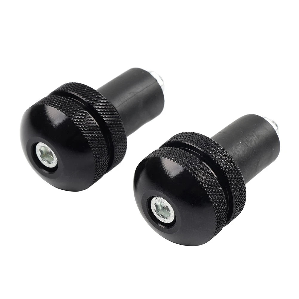 Universal 7/8" Motorcycle Handlebar Grips & Bar End Caps for Various Models