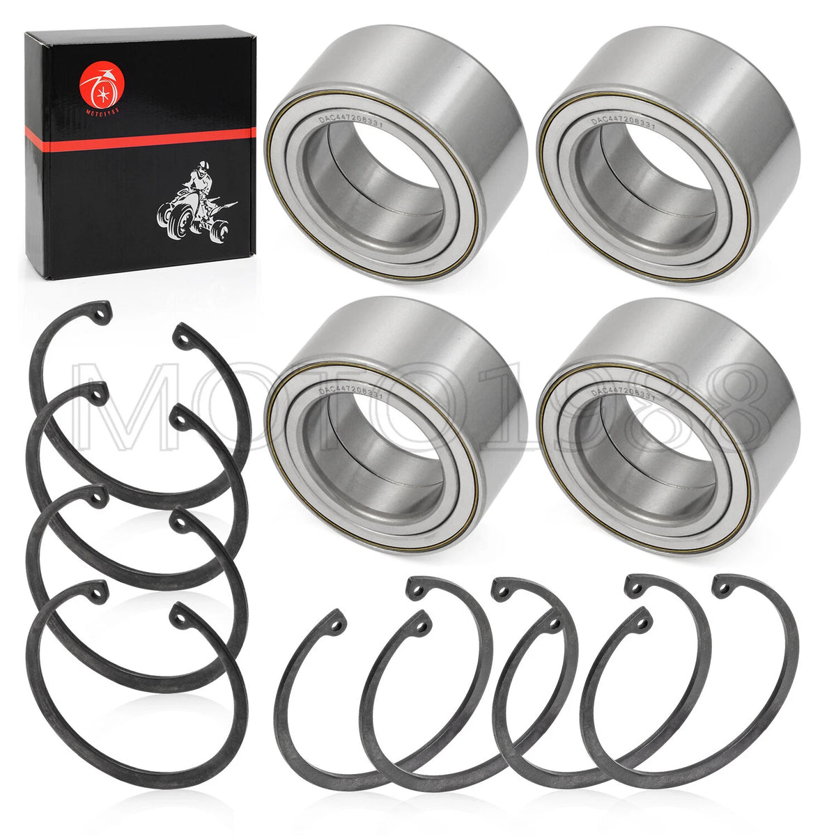 Front & Rear Wheel Bearings Set for Polaris RZR XP 1000 S-XP 4 (2014–2022)