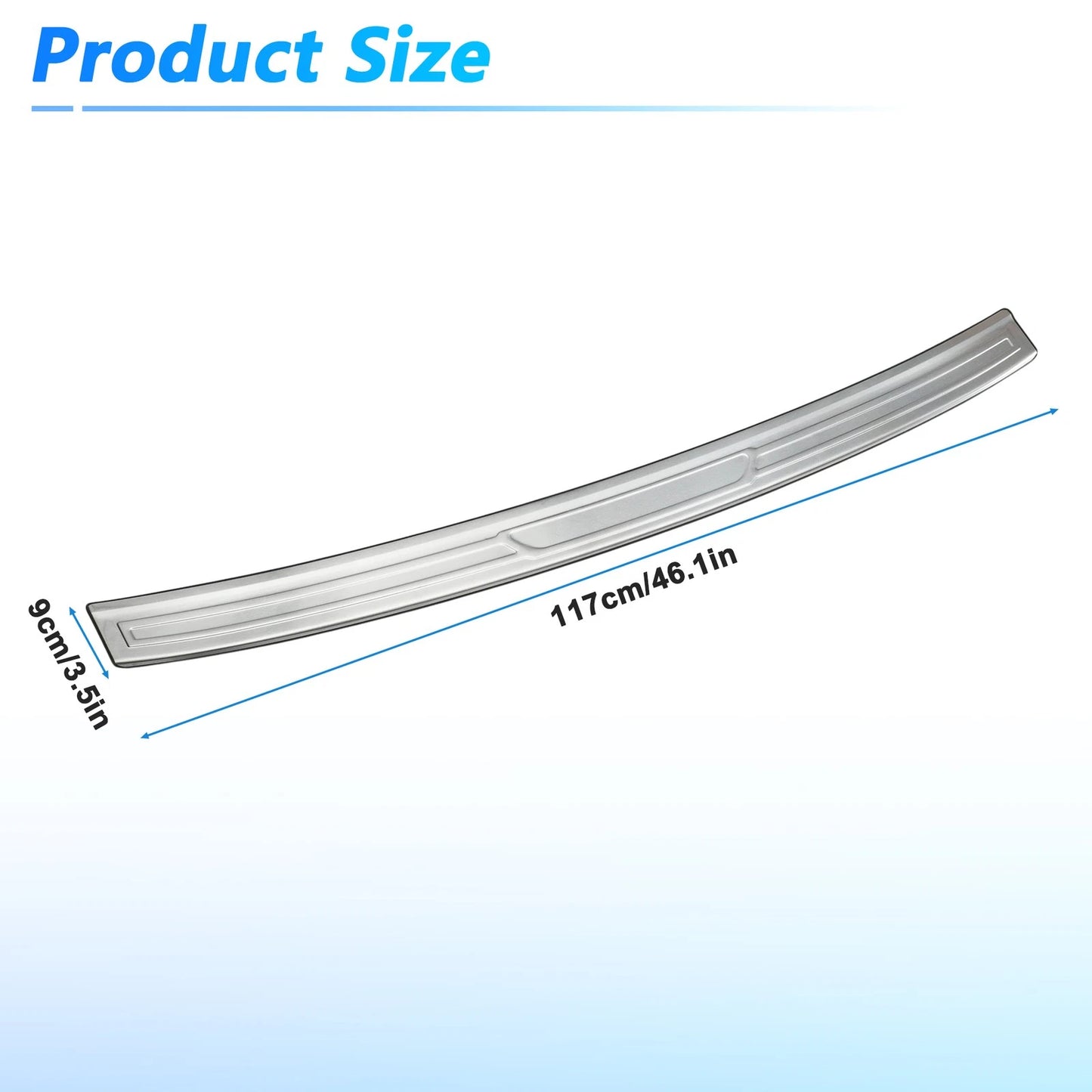 Rear Bumper Guard Protector for Toyota Highlander (2015-2019)