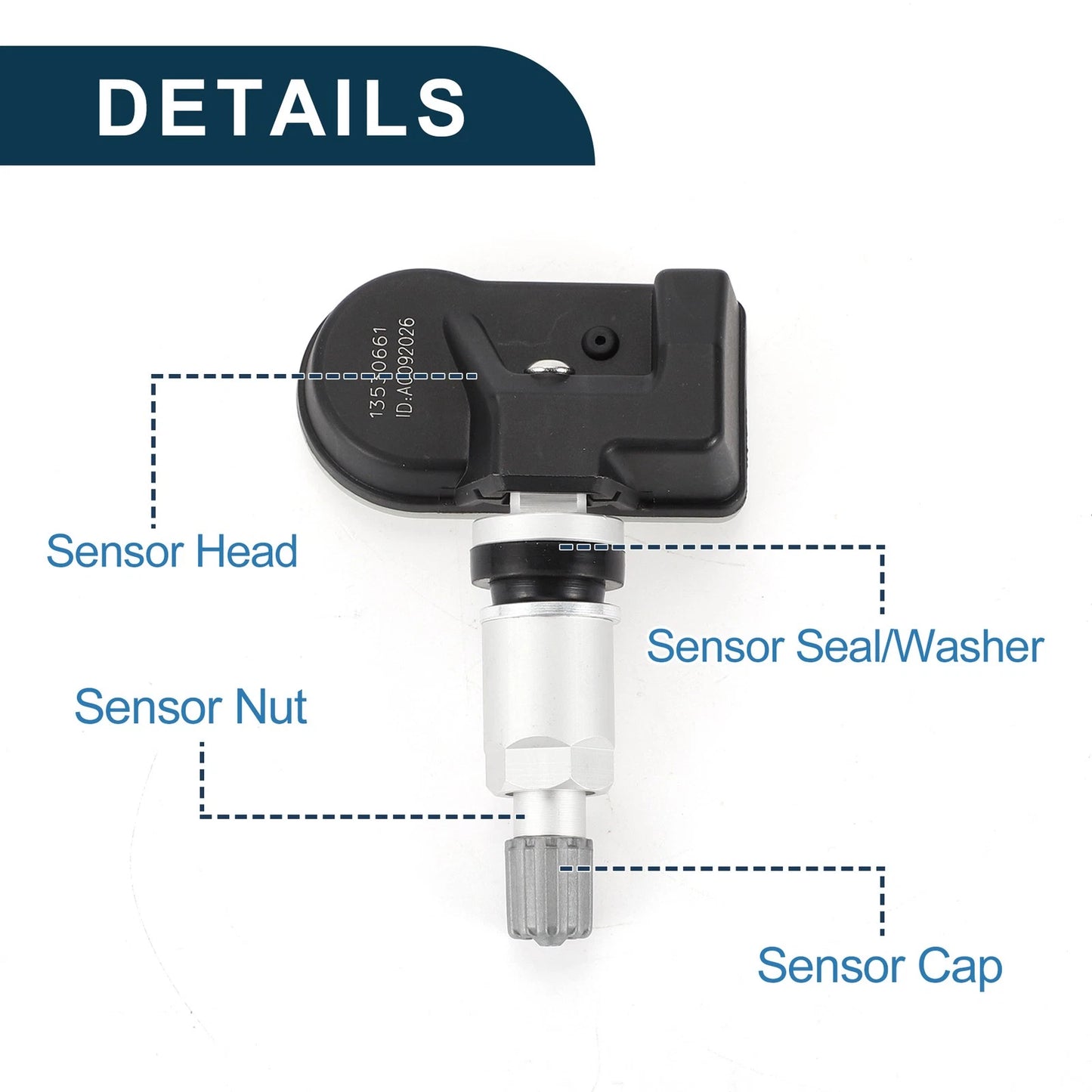 Tire Pressure Sensor for Cadillac CT4 CT5 433MHz (2020-2024)