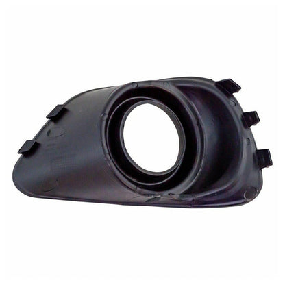 Black Left Front Bumper Fog Light Bezels for Jeep Compass (2011-2017)