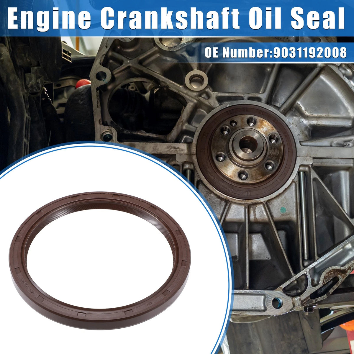 Engine Crankshaft Oil Seal for Toyota Sienna (1998-2015) Rubber