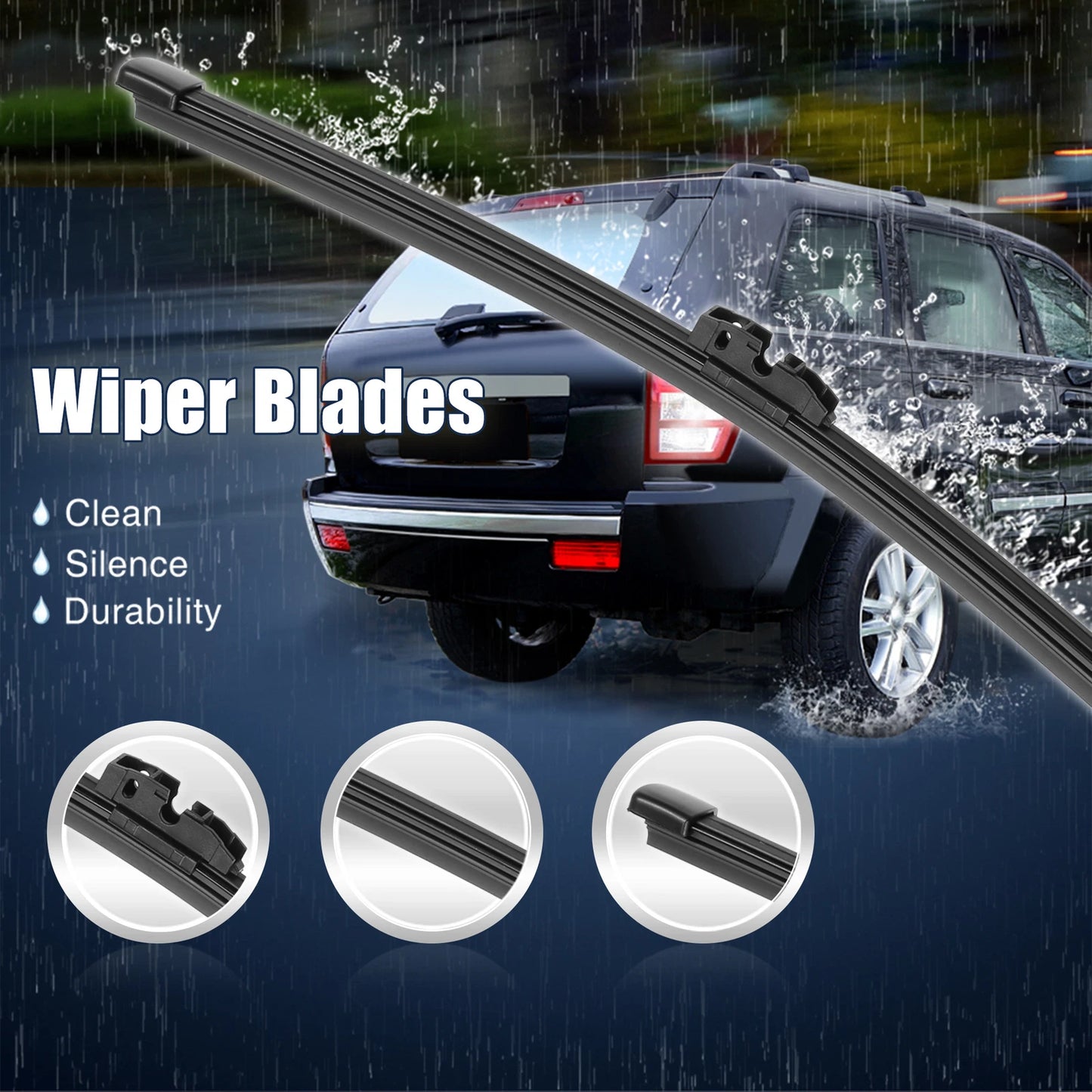 11" Rear Windshield Wiper Blades for Ford