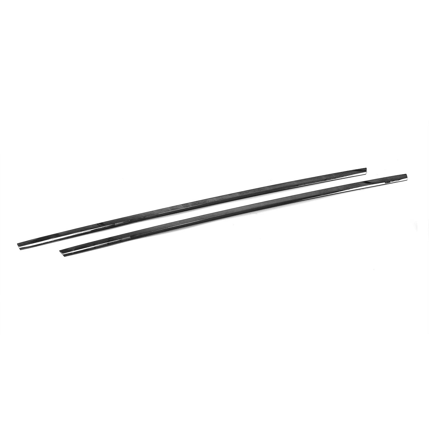10 x Titanium Black Window Strip Moulding Seal for Audi A5 S5 (2018-2024)