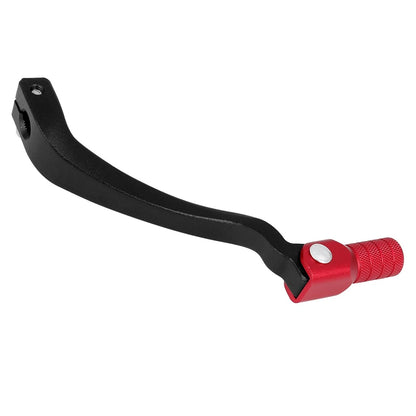 Shifter Lever 10mm 0.39" Aluminum Alloy Motorcycle Fold Universal Black Red
