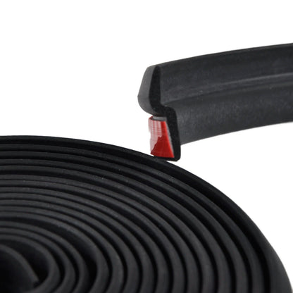 4M Z Shape Car Door Edge Rubber Seal Strip Weatherstrip Protect Trim