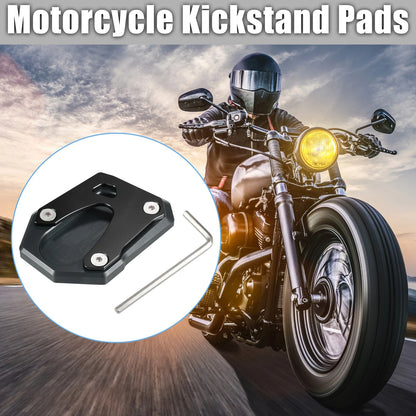 Kickstand Pad 1 Set Aluminum Alloy Titanium Tone for Honda Monkey 125