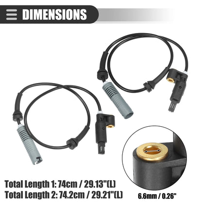 Front Left Right ABS Sensor for BMW 318i (1992 - 1998)