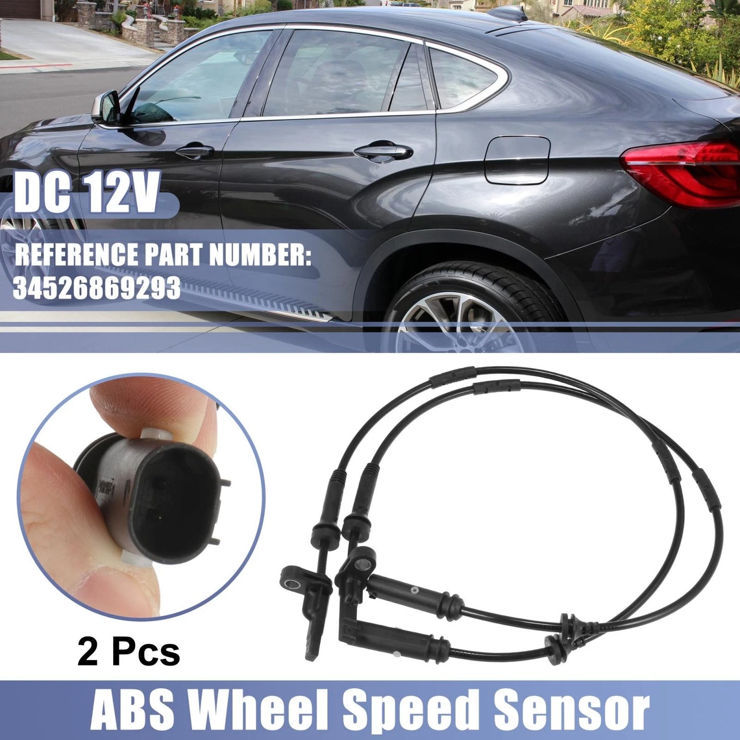 ABS Wheel Speed Sensors for BMW X3 X4 (2011-2023)