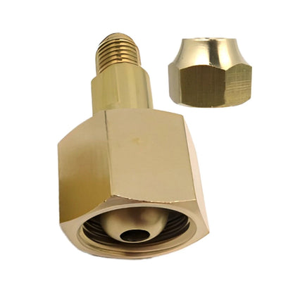 Air Conditioning Bottle Adapter R32 R134A G5/8 to 1/4 SAE for Car