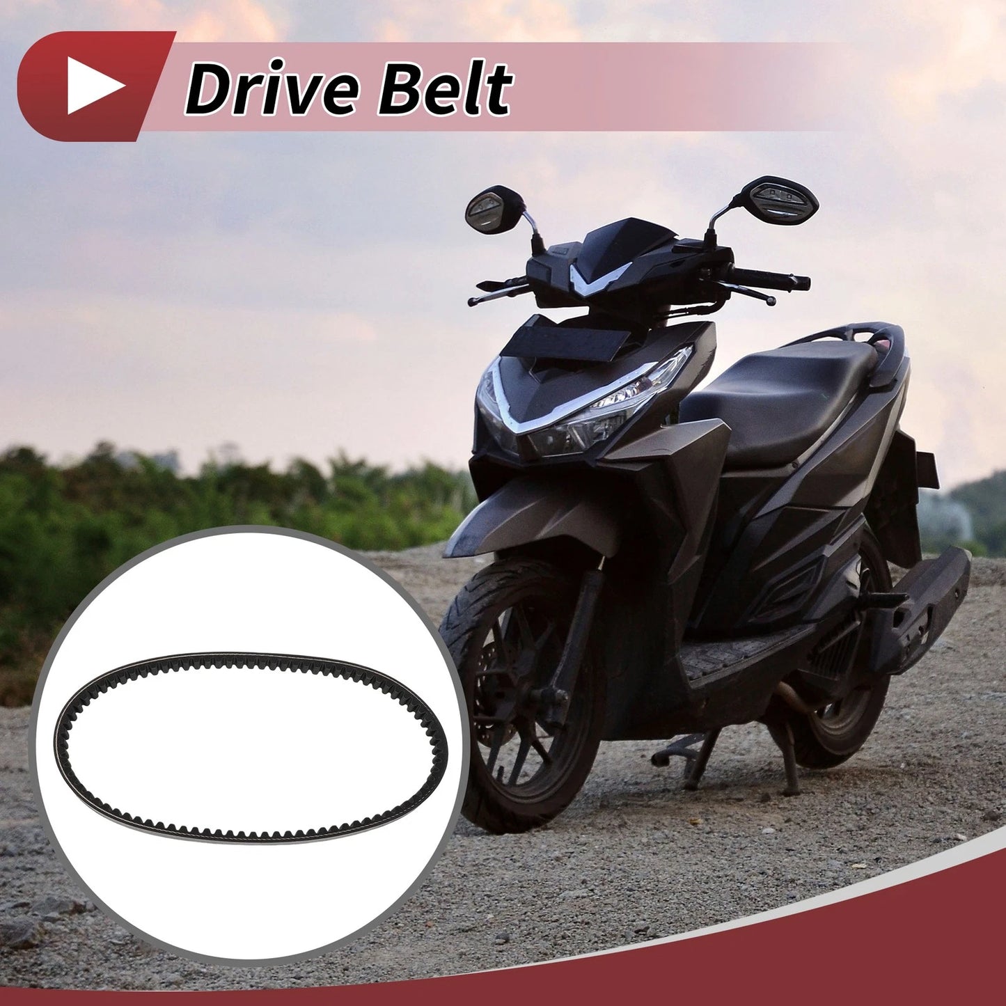 Drive Belt V-Belt for 125cc/150cc Scooters Motorcycles Go-Karts