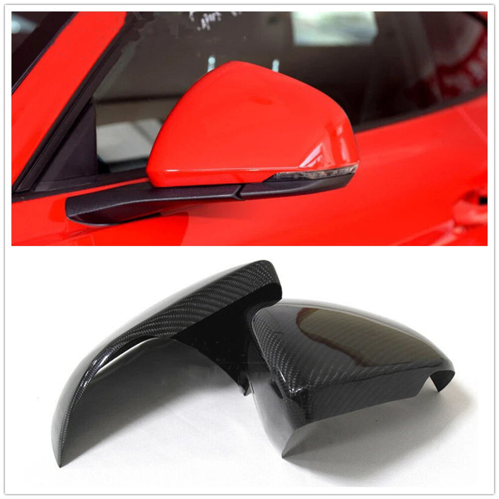 Carbon Fiber Mirror Covers for Ford Mustang (2015-2022)