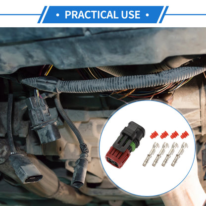 4 Pin Fuel Injector MAP Sensor Connector Plug for VOLVO Truck/Excavator