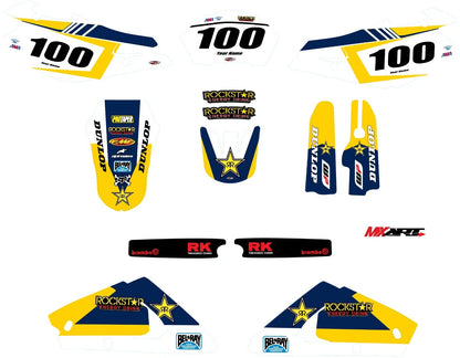 Custom Graphic Kit NIMBLE STYLE for Husqvarna TE TC 250 450 (2000-2004)