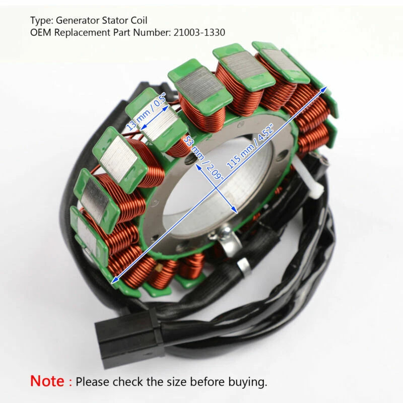 Stator Alternator for Kawasaki ZX-6R Ninja (1998-1999)