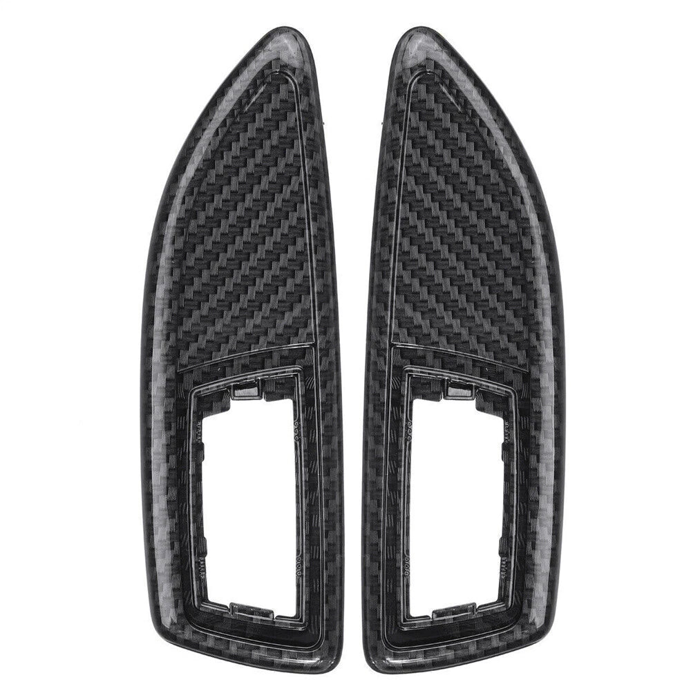Carbon Fibre Effect Side Repeater Indicator Surrounds for Vauxhall Corsa, Astra (2006-2014)