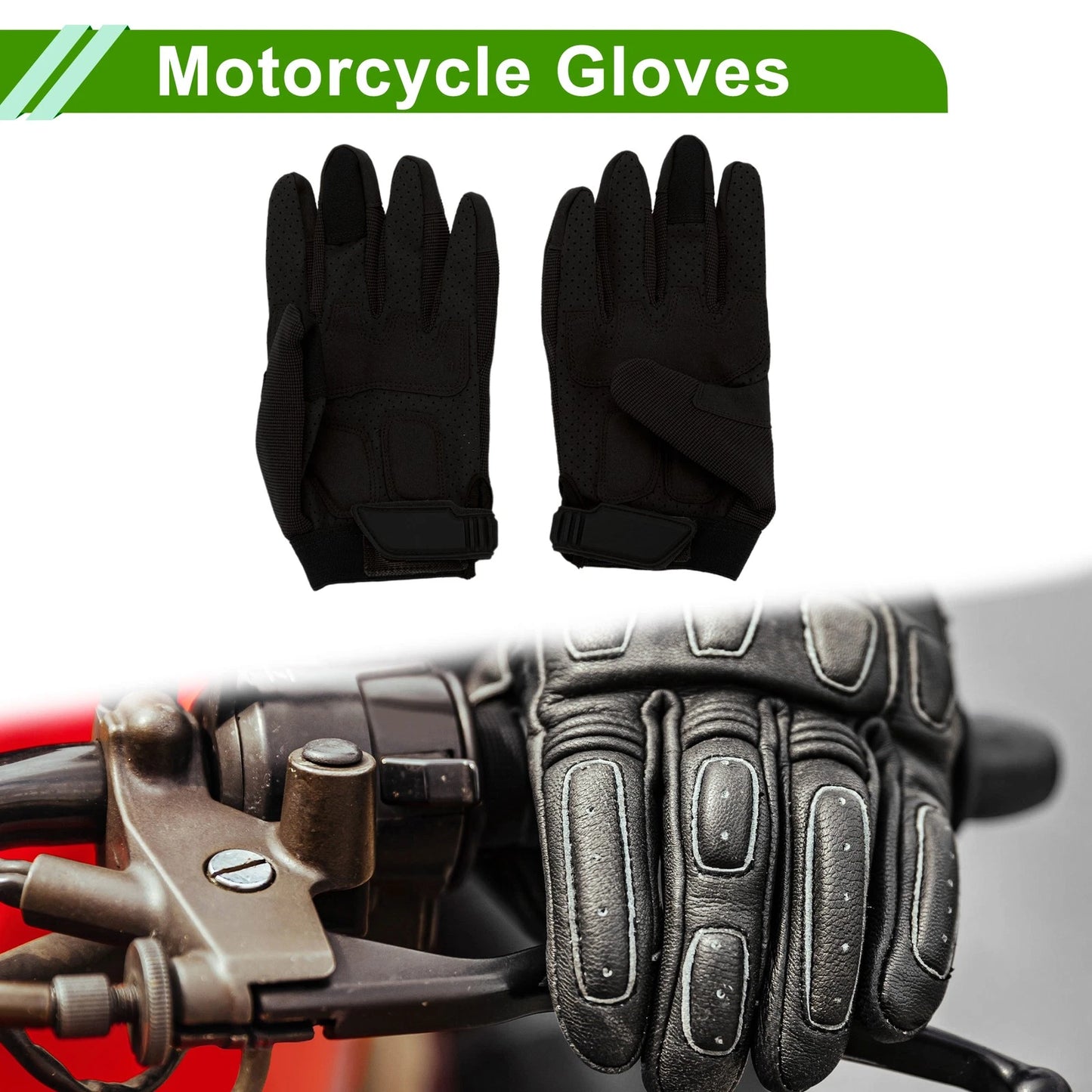 1 Pair Universal L Motorcycle Gloves for Motorcycle