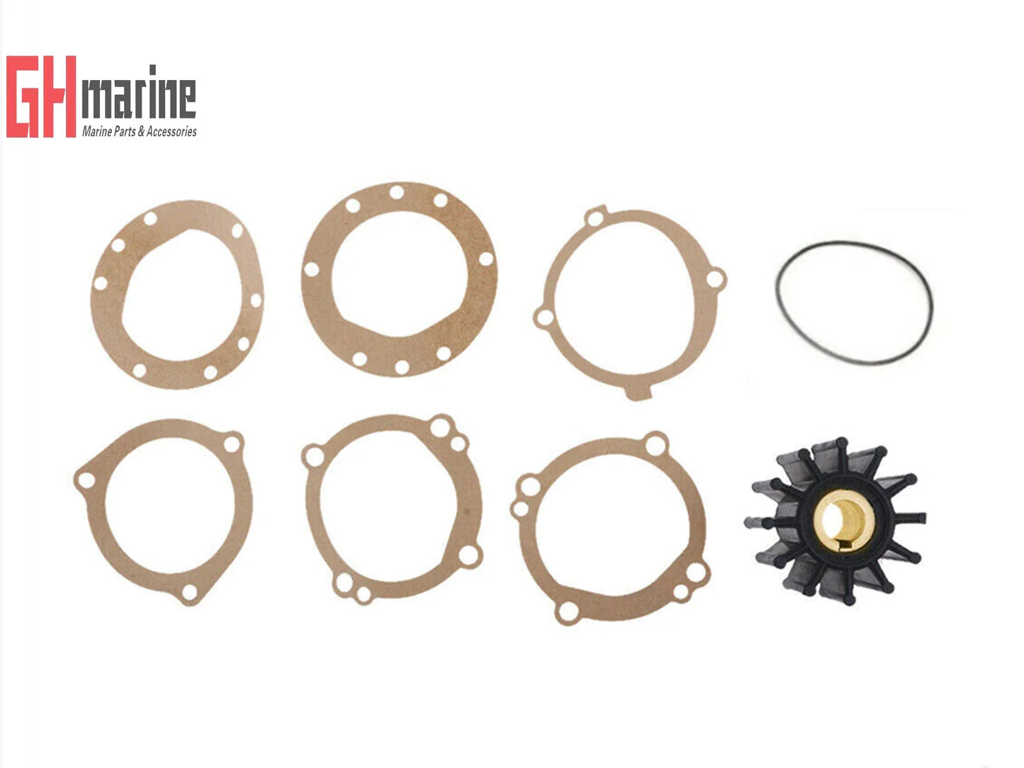 Flexible Impeller for Westerbeke Diesel Engine 4 & 6 Cyl Marine