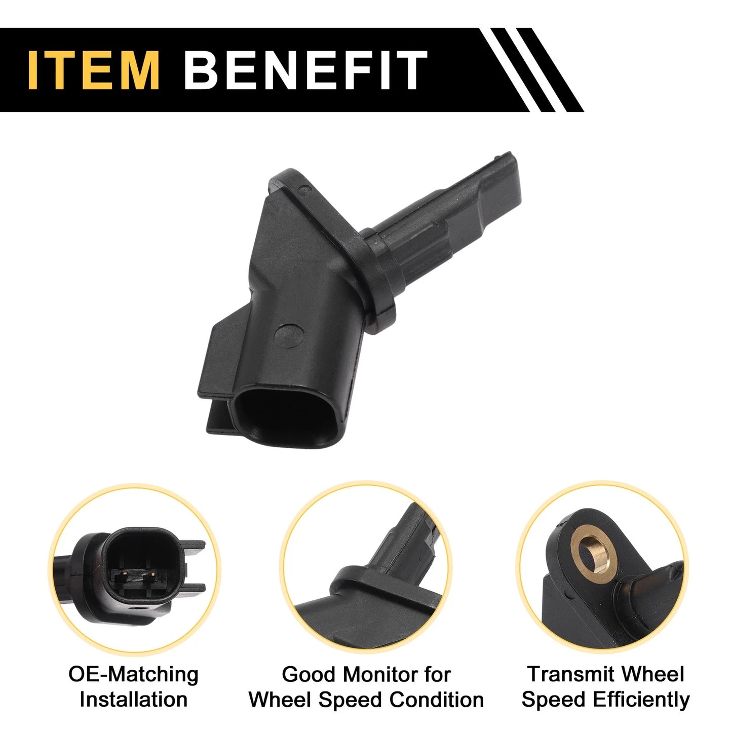 ABS Wheel Speed Sensor for Ford Mondeo (2000-2007) 1 x Left/Right Front