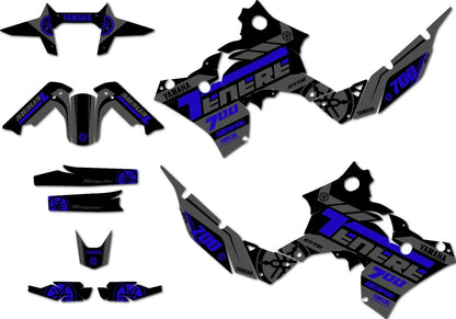 Tenere 700 Full Graphics Kit Decal Sticker for Yamaha Tenere 700 (2019-2023)