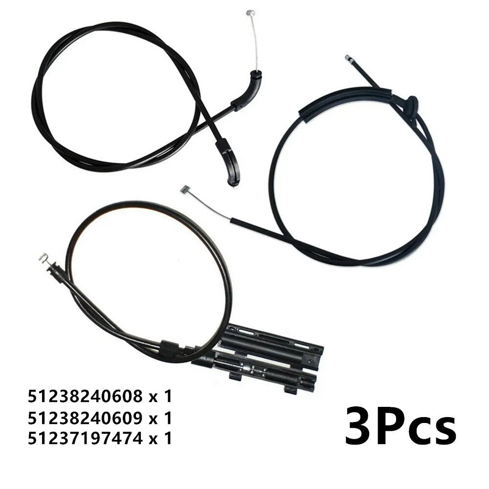 Engine Hood Release Cable Kit for BMW 7 Series E65 E66 (2002-2008)
