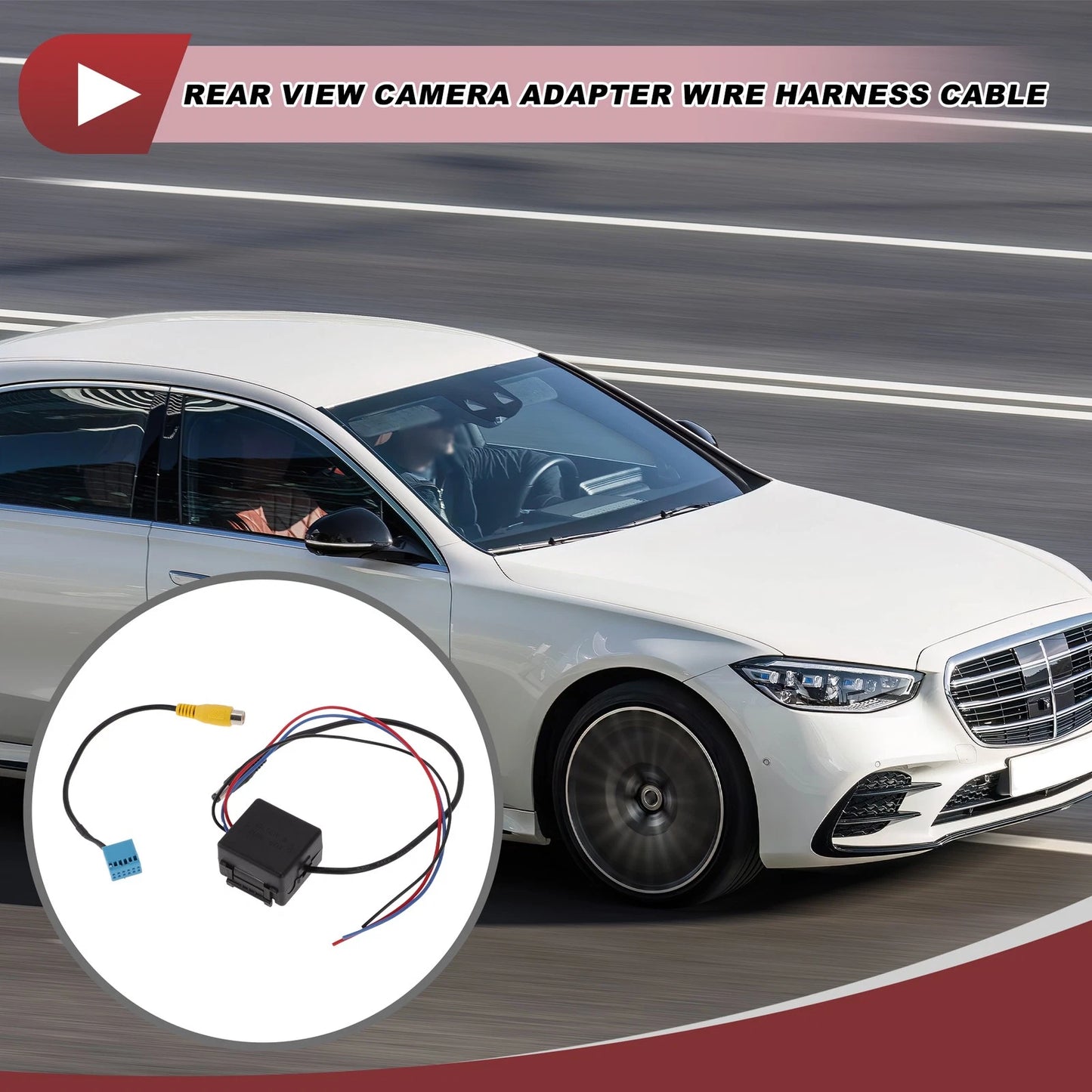 Rear View Camera Adapter Wire Harness Cable for VW BMW