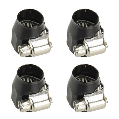 4 x AN4 Hex Car Hose Finisher Clamp Adapter Fittings