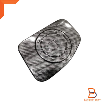 Black Carbon Fuel Oil Tank Cap Cover Trim for Ford Ranger PX T6 (12-21)