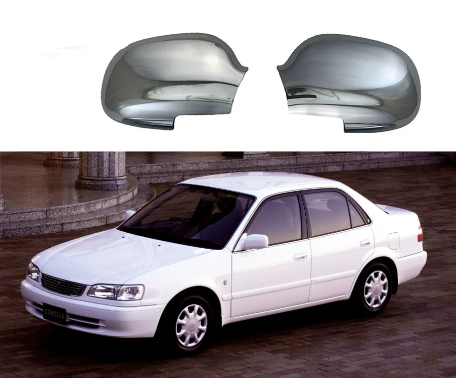 Chrome Car Side Door Mirror Cover Trim for Toyota Corolla AE110 AE100 (1993-2000)