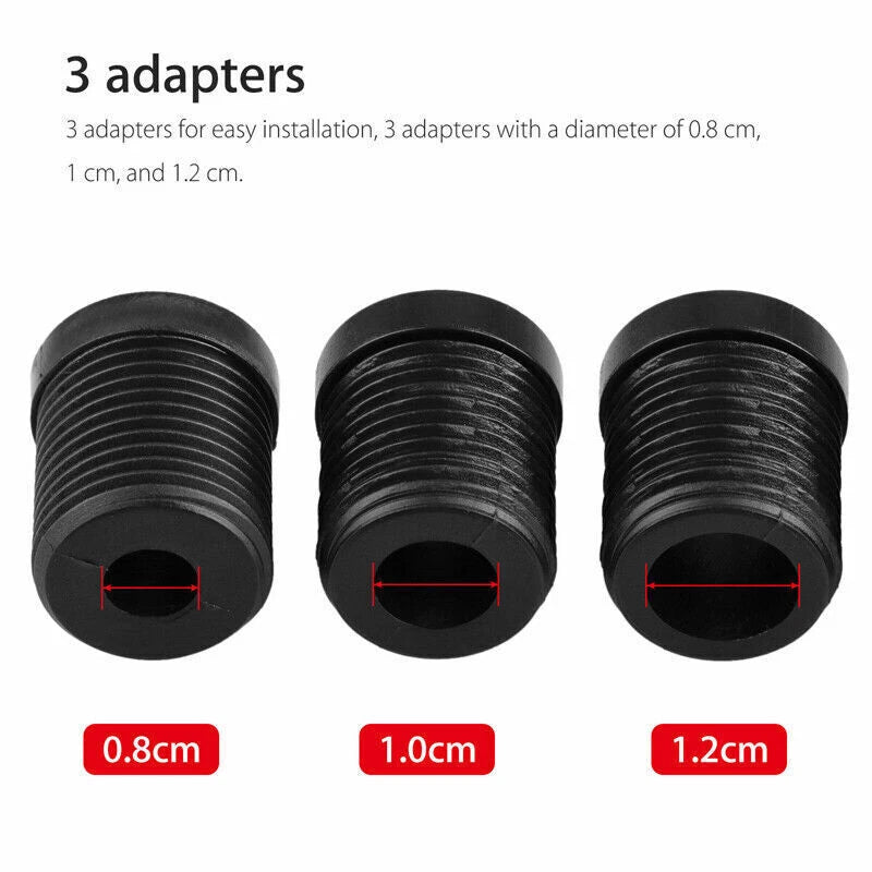 Universal Manual Gear Shift Knob for Car SUV - Black Carbon Fiber