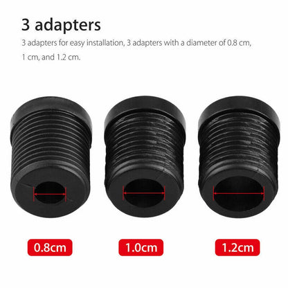 Universal Manual Gear Shift Knob for Car SUV - Black Carbon Fiber