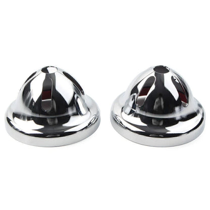 Silver Turn Signal Light Covers for T100, Scrambler 900 (2002-2014)